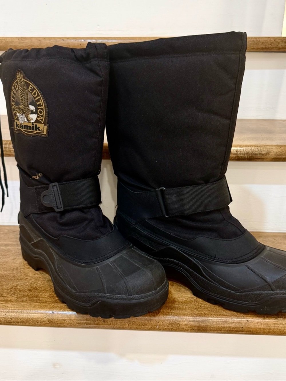 Kamik Black Insulated Rain & Snow Boots. Limited edition! Rare!